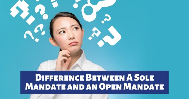 Difference Between A Sole Mandate and an Open Mandate